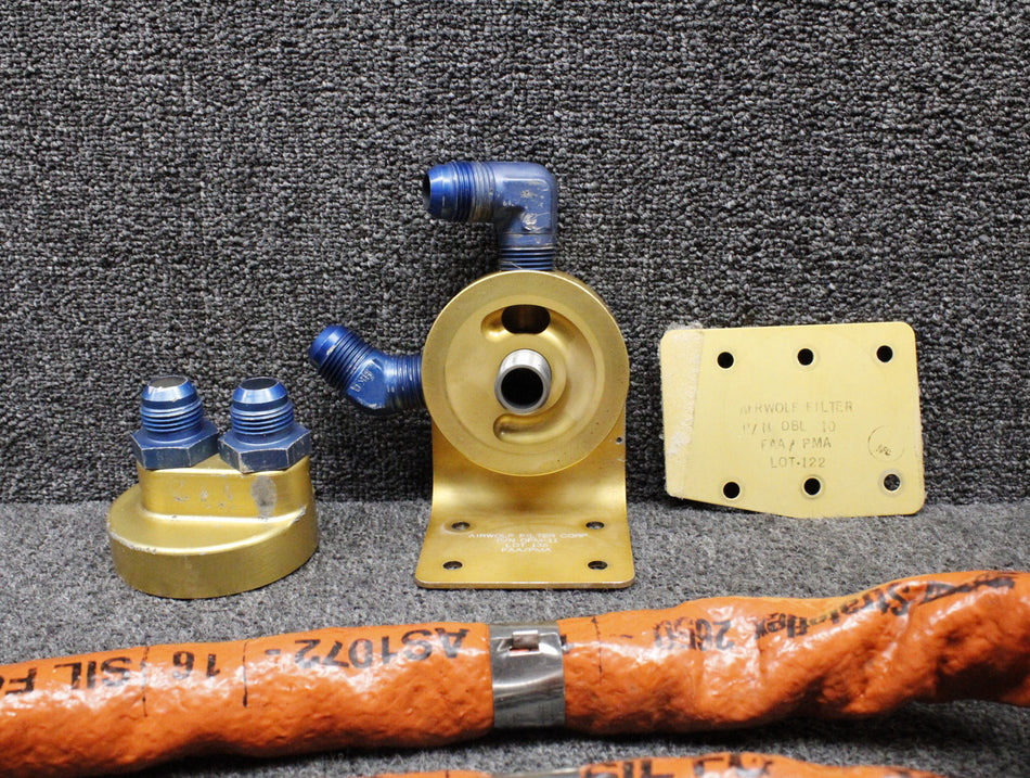OFM-11, DBL-10 Continental TSIO-550-C Airwolf Oil Filter Kit