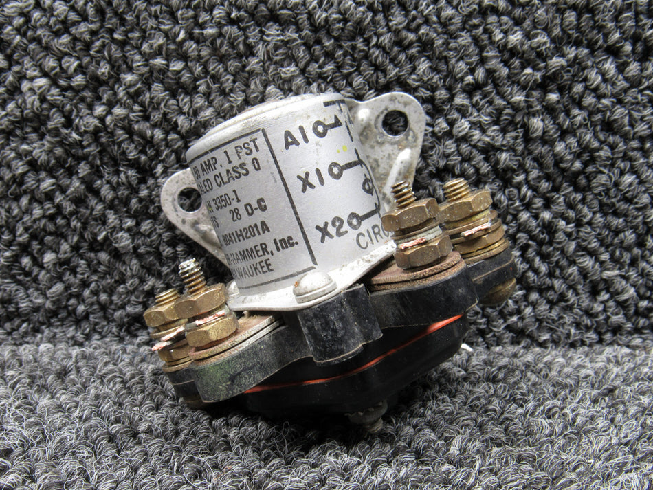 6041H201A (Alt: AN 3350-1) Cutler-Hammer Relay Assembly (28VDC) (50A)