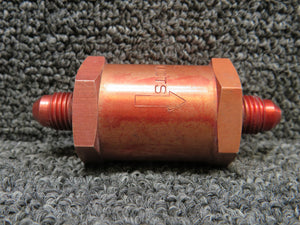 340000-2 Commercial Aircraft Products Fuel Check Valve