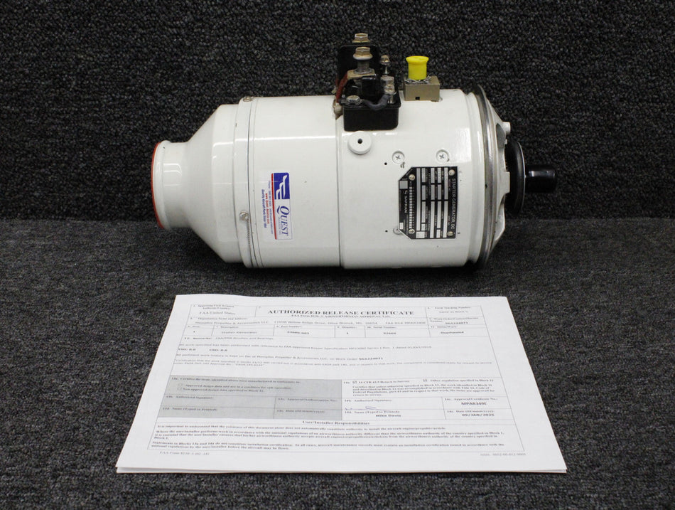 23080-003 Safran DC Starter Generator w Mods, 28V (Overhauled with 8130-3)
