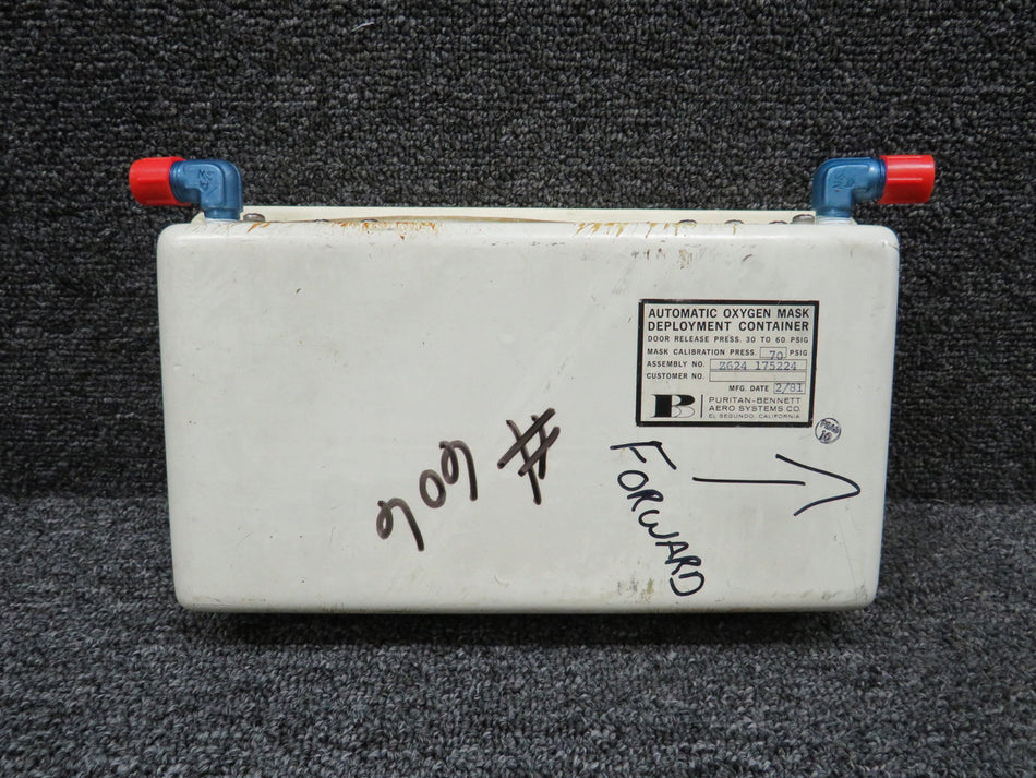 Z624-175224 Puritan Bennett Automatic Oxygen Mask Deployment Container