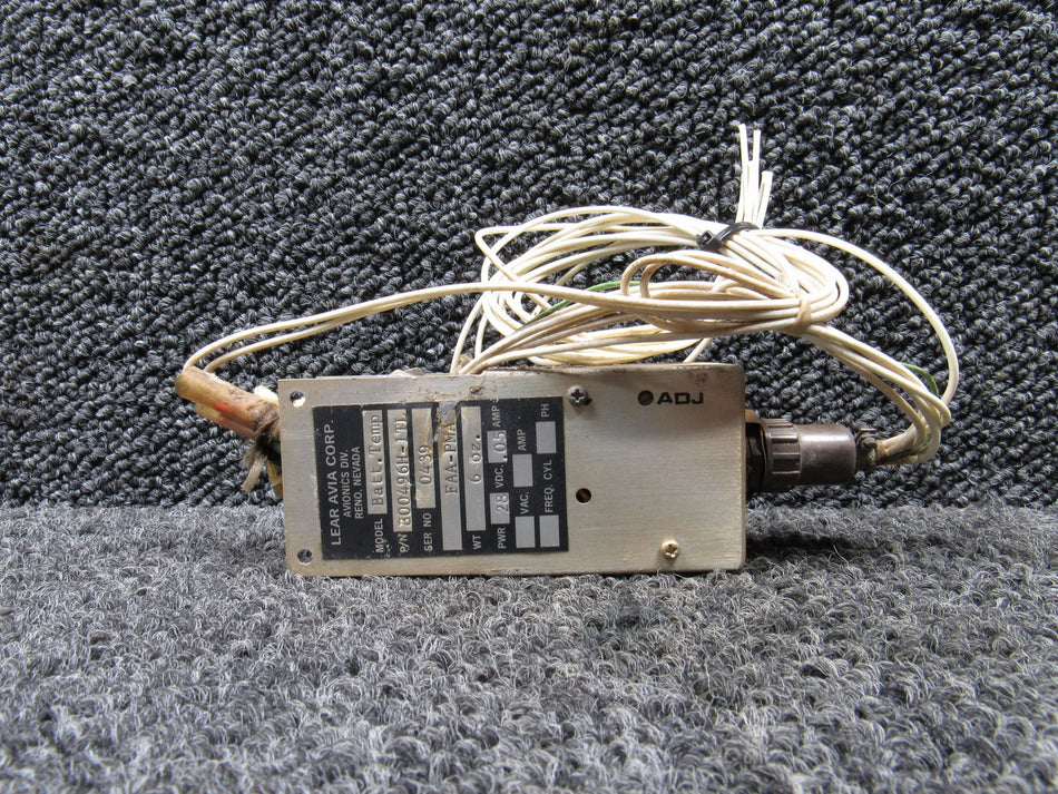 800496H-1TL Lear Avia Corp Battery Temp (Volts: 28, Amps: .05)