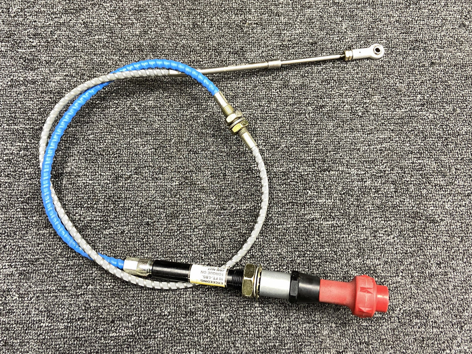 565-548-072 (Use: 6400-1) Cessna 182T Fine Adjust Mixture Control Cable w Spacer