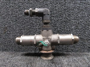 5514120-2 Cessna 501 Pneumatic Bleed Air Tee Fitting with Check Valves