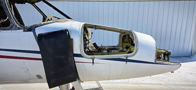 Cessna Citation 550 Fuselage with Bill of Sale, Data Tag, and Logs