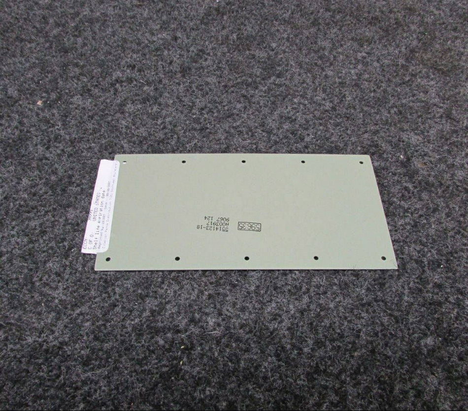 5514123-18 Cessna Plate Assy (NEW HAS 8130-3) (M17) BAS Part Sales | Airplane Parts
