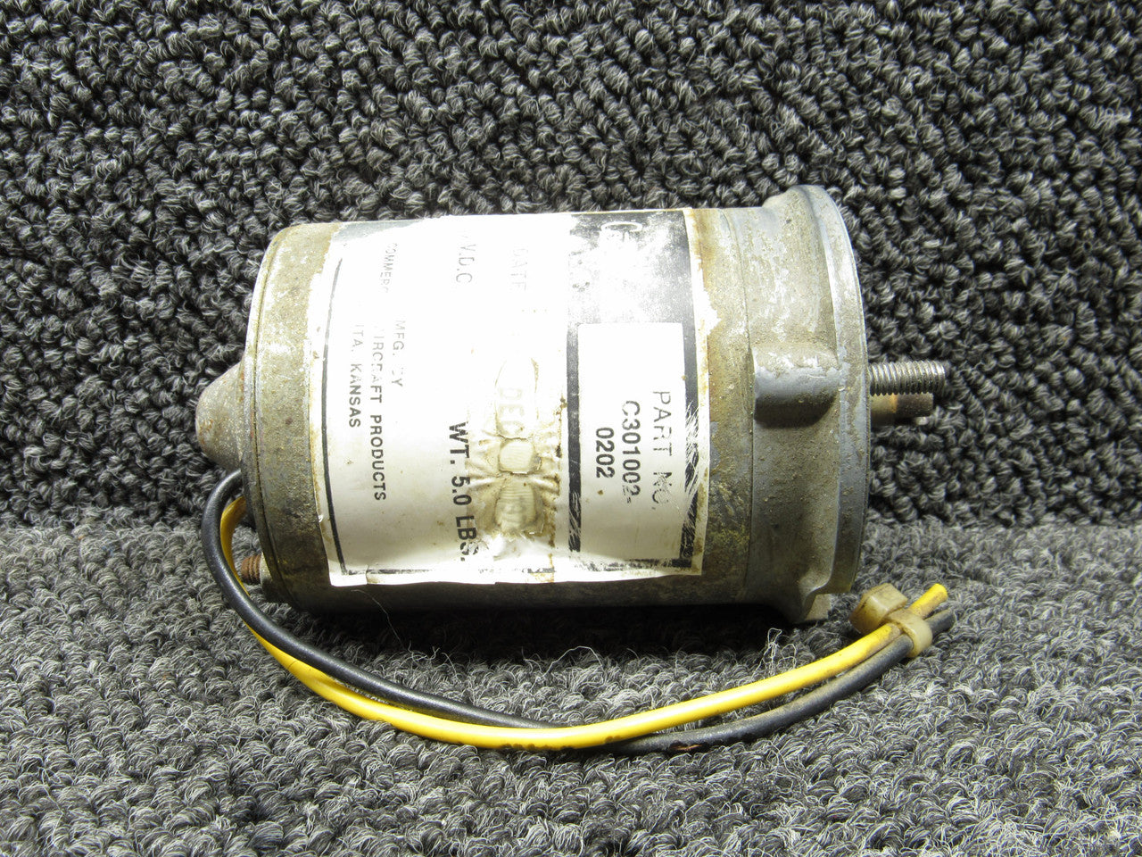 Cessna117出品　2個口 C301002-0202 Cessna Flap Actuator Motor Assembly (24-28VDC) – BAS