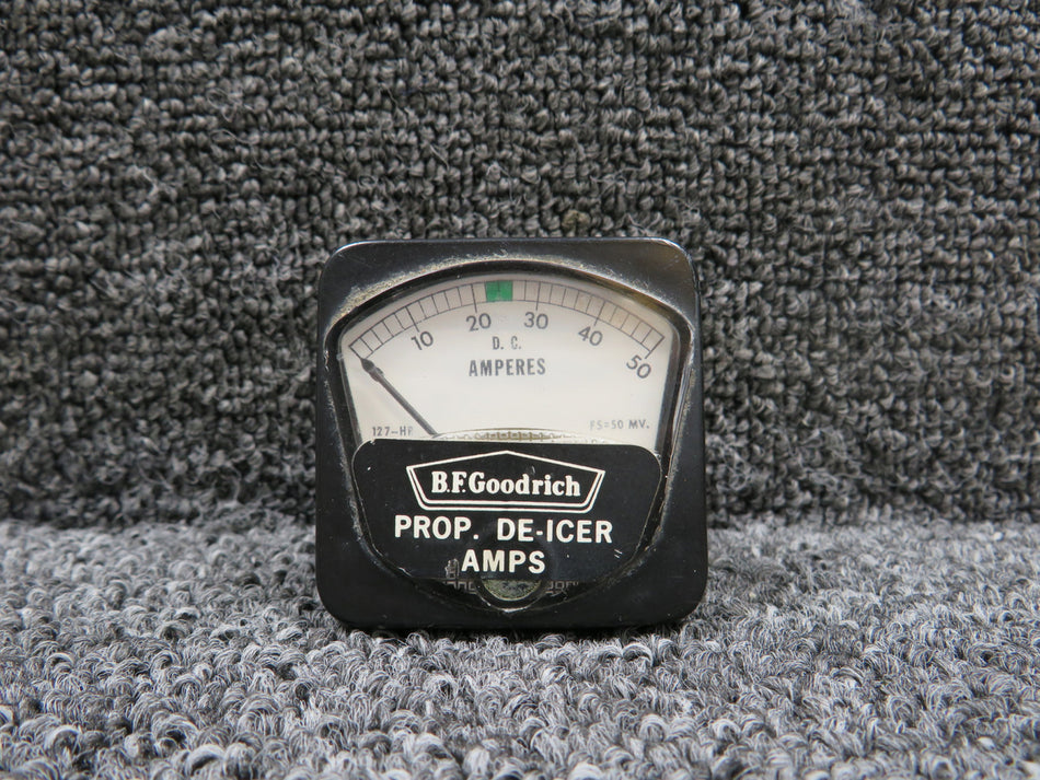 W3E1886-4 B.F. Goodrich Propeller De-Ice Ammeter Indicator (Amps: 0-50)