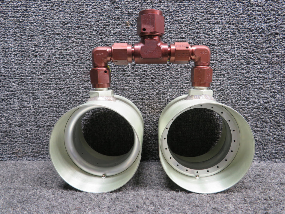 SLS-073-609-101 Bell 505 Heater Ejector Assembly Set of 2 with Fittings