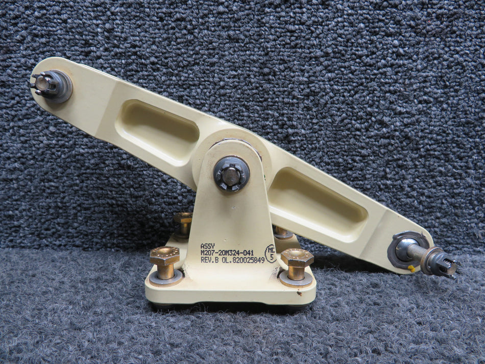 M207-20M324-041 Bell 505 Collective Reversing Bellcrank Support w Bellcrank