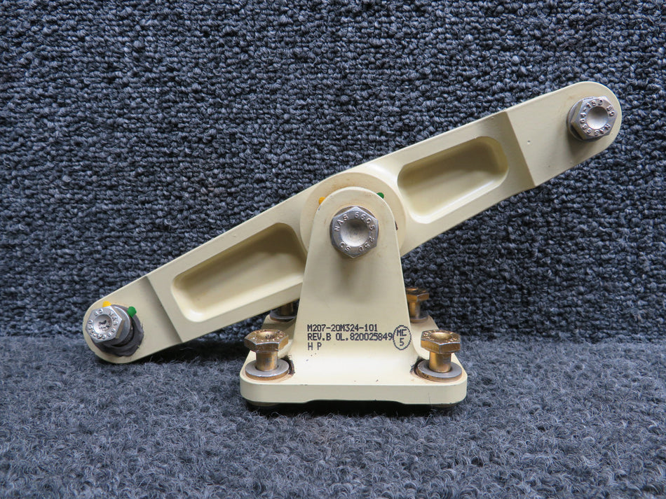 M207-20M324-041 Bell 505 Collective Reversing Bellcrank Support w Bellcrank