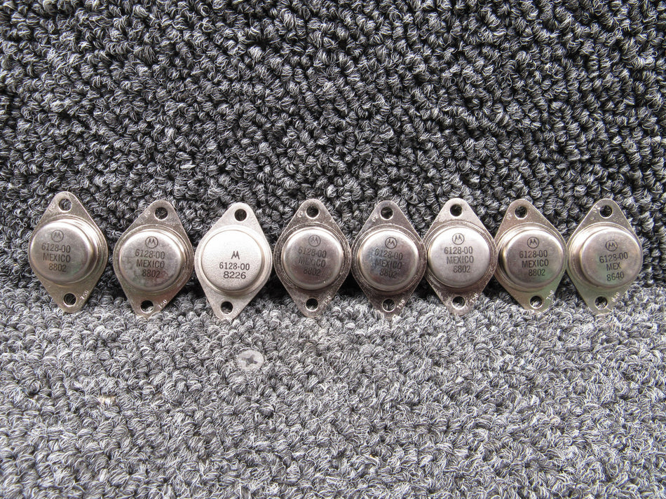 007-06128-0000 Motorola Transistor (Set of 8, New Old Stock)