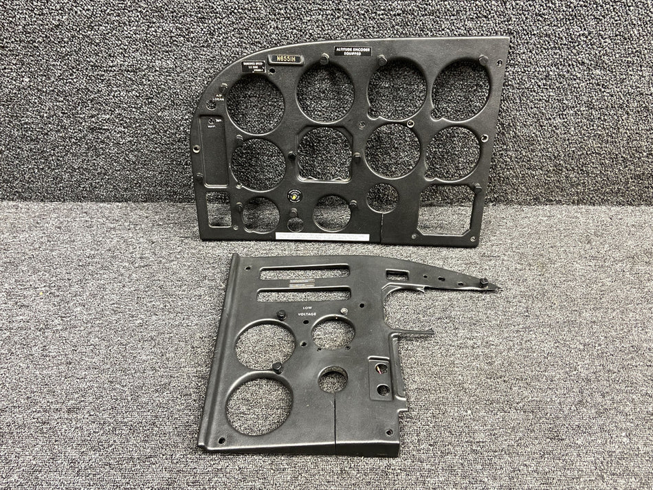 2213071-23-279, 2213073-55-279 Cessna 182R Instrument Panel Cover Set w Lights
