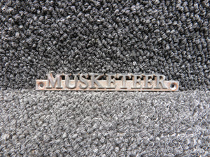 169-000012 Beechcraft Musketeer Emblem