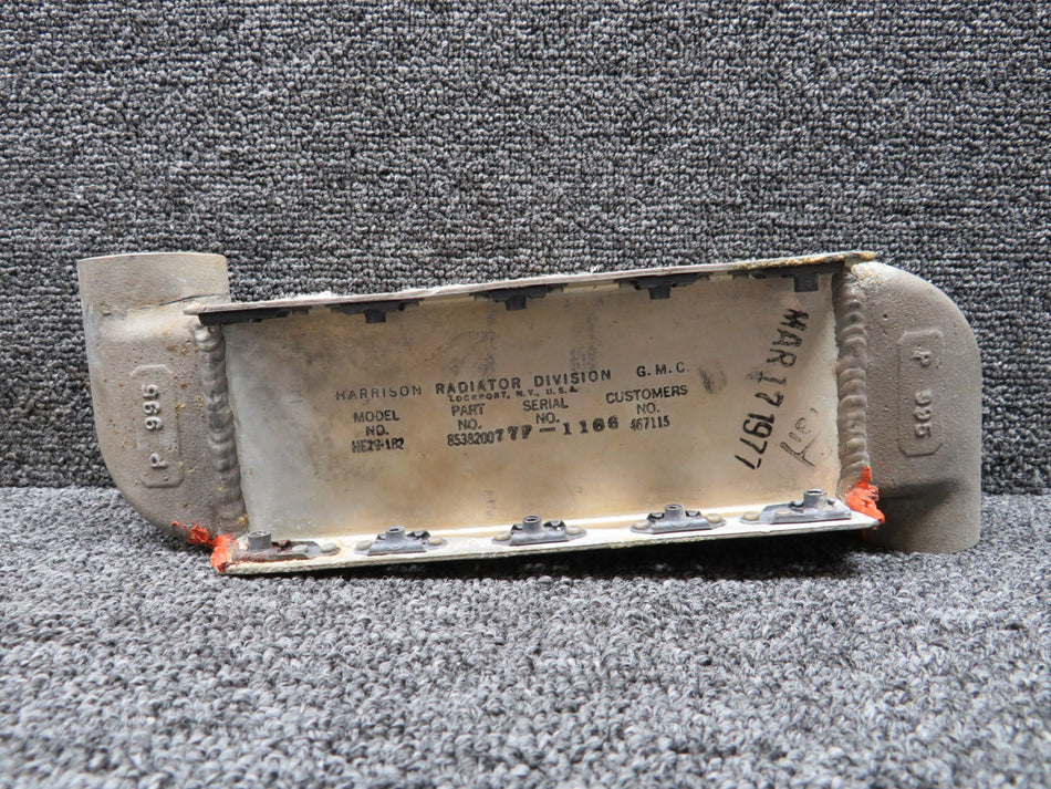 853820077F (Alt: 467115) Harrison HE29-182 Bleed Air Intercooler Assembly