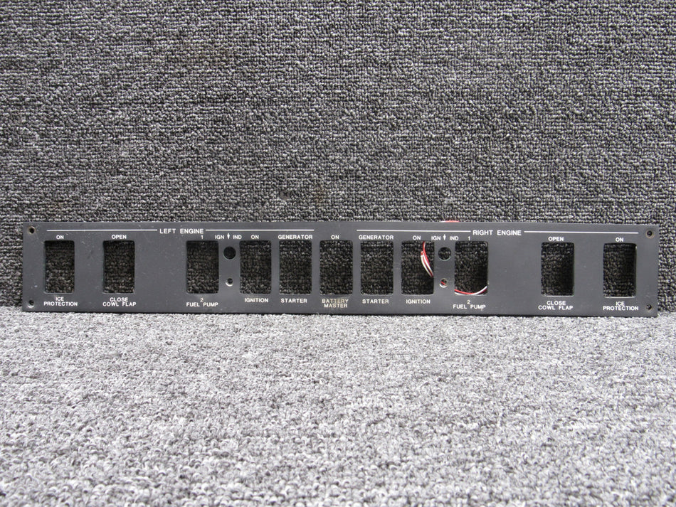 50791-000 Piper PA31T Cheyenne Electroluminescent Switch Panel