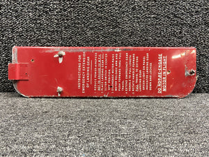 21453-007 Piper PA24-250 Landing Gear Release Access Door