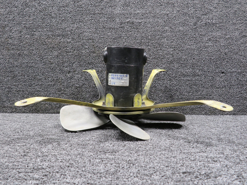 4544-00-5, 50958-000, 460-102 Piper PA31T Condenser Fan, Motor, and Bracket 24V