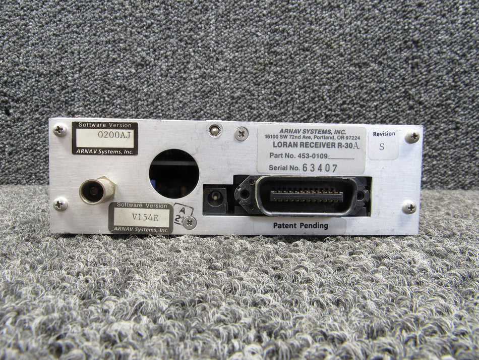 453-0109 Arnav Systems R-30A Loran Receiver w Revisions
