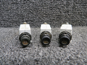 7277-2-15, 7277-2-7.5 Klixon Circuit Breakers Set of 3 (Amps: 7.5, 15)