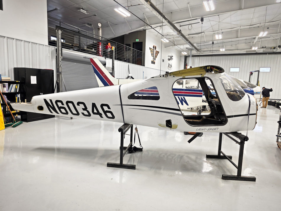 Cessna 162 Fuselage with Bill of Sale, Data Tag, & Log Books