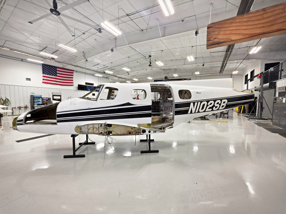 Beechcraft B-60 Fuselage with Data Tag and Log Books