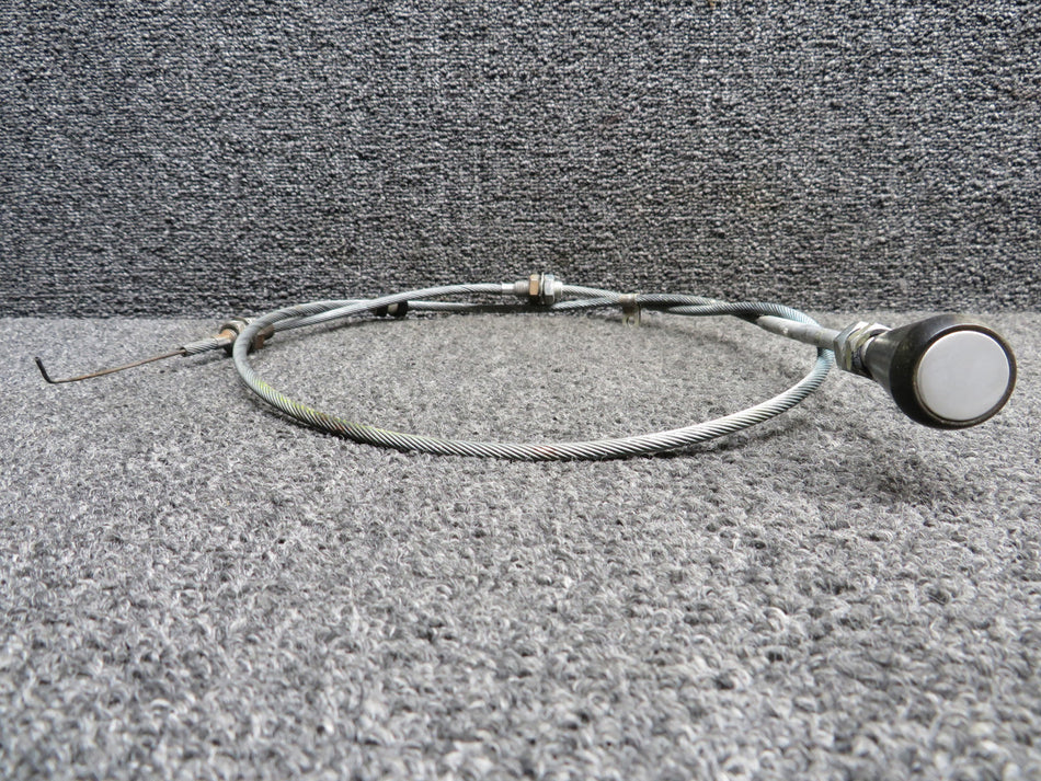640258-005 (Use: 640258-007) Mooney M20J Cabin Heat Control Cable (Length: 46.25”)