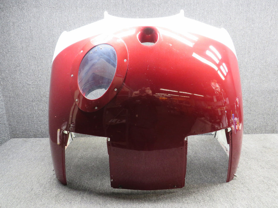 650180-503 Mooney M20J Lower Engine Cowling Assembly with Light Cutout