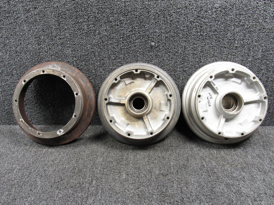 40-106 Cleveland 6.50x10 Main Wheel Assembly with Disc