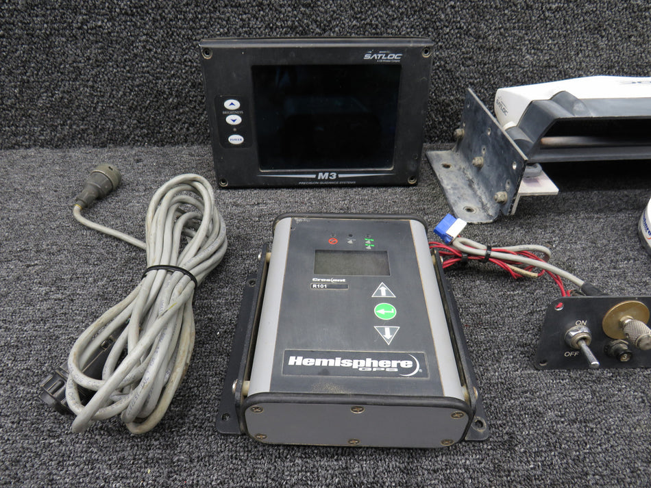 Satloc Precision Guidance System with CPU, Lightbar, Keypads and Antenna