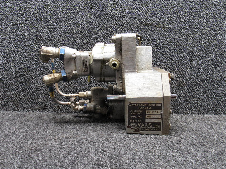 965-001-6 (Alt: JW-1005) Varo Inc Gearbox and Hydraulic Motor with Valve