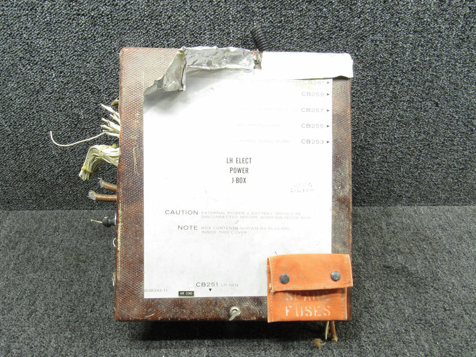 5538343-11 Cessna Citation 501 Elect Power Junction Box Assembly LH