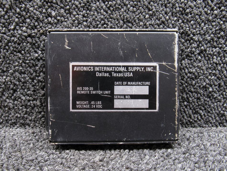 AIS-200-35 Avionics International Remote Switch Unit (24VDC)