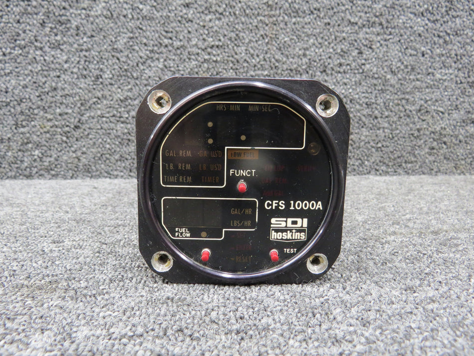 701921-1 SDI Hoskins CFS 1000A Fuel Flow Indicator (Volts: 12-28)