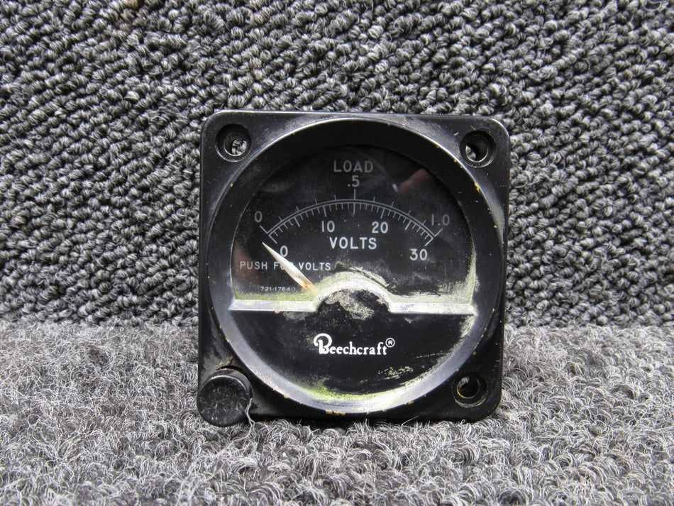 721-17640 (Alt: 50-380067) Phaostron Voltage Load Meter Indicator with Revision