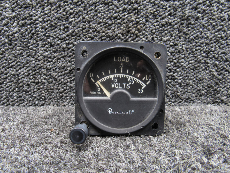 MD-107 (Alt: 50-380067) Mid-Continent Voltage Load Meter Indicator