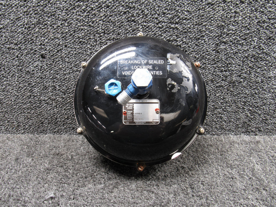 103592-2 Airesearch Series 1 Safety Pressure Valve