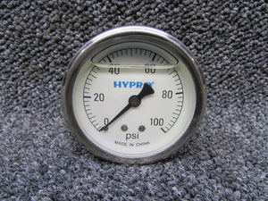 SG Air Tractor AT-301 Hypro PSI Gauge (Range: 0-100 PSI)