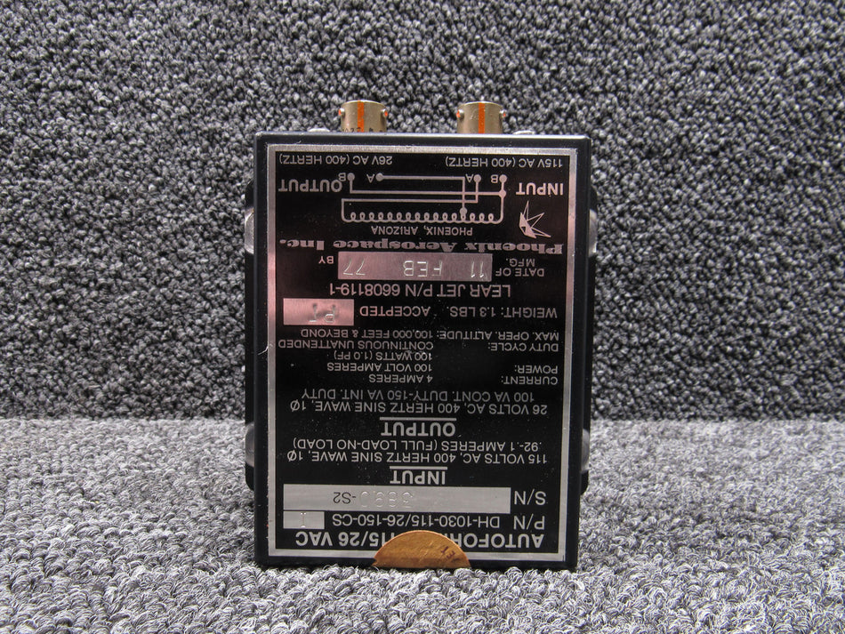 DH-1030-115-26-150-CS (Alt: 6608119-1) Phoenix Aerospace Autoformer (115/26VAC)