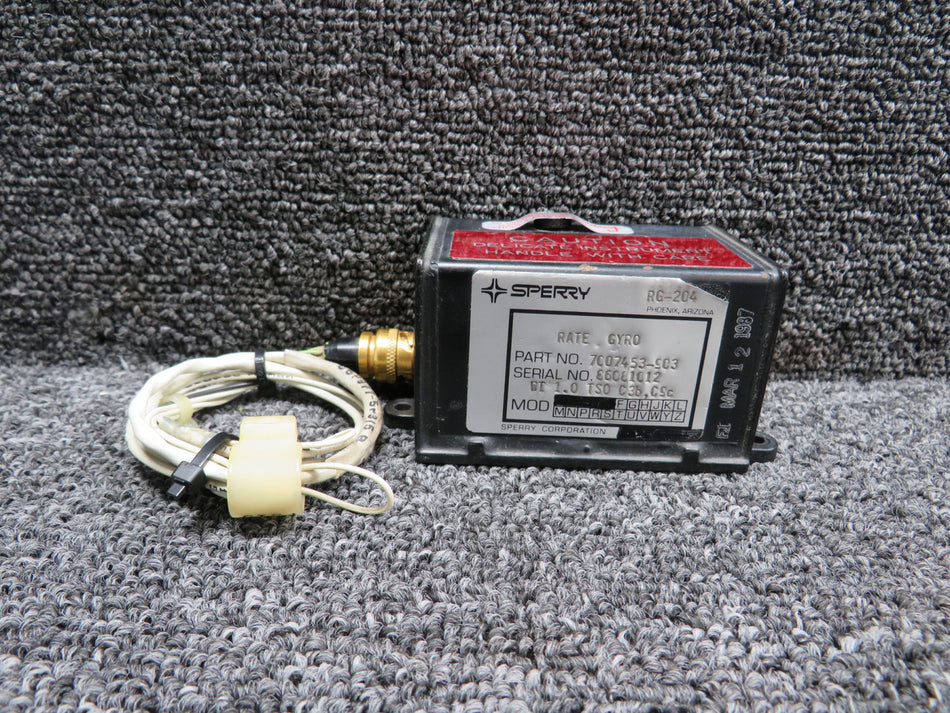 7007453-903 Sperry RG-204 Rate Gyro with Modifications