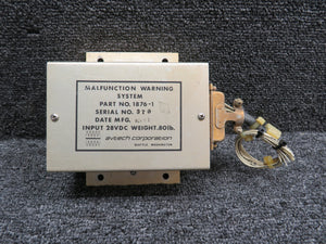 1876-1 Avtech Corporation Malfunction Warning System (Volts: 28)