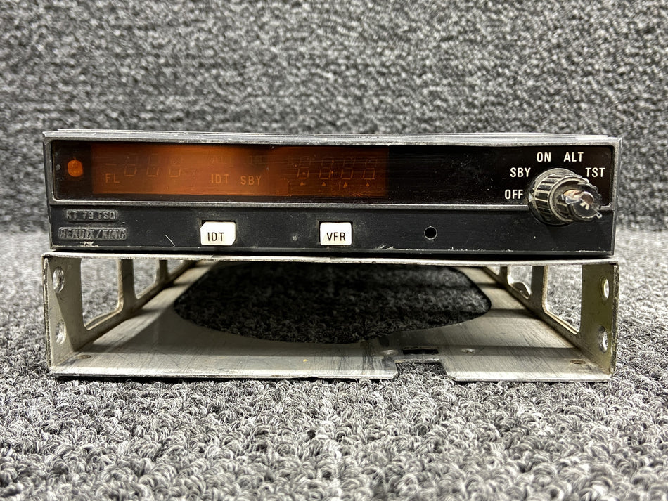 066-1053-00 Bendix King KT-79 ATC XPDR Transponder Radio w Tray & Mods (Core)