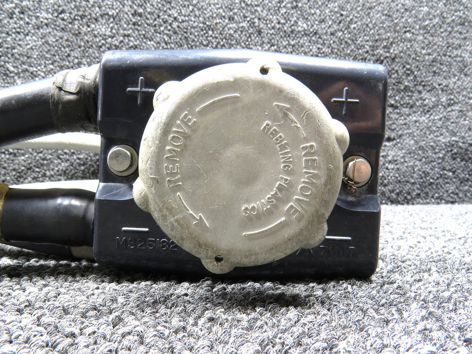 7007 (Alt: MS25182-2) Cessna 501 Battery Connector Plug Assembly with Cables