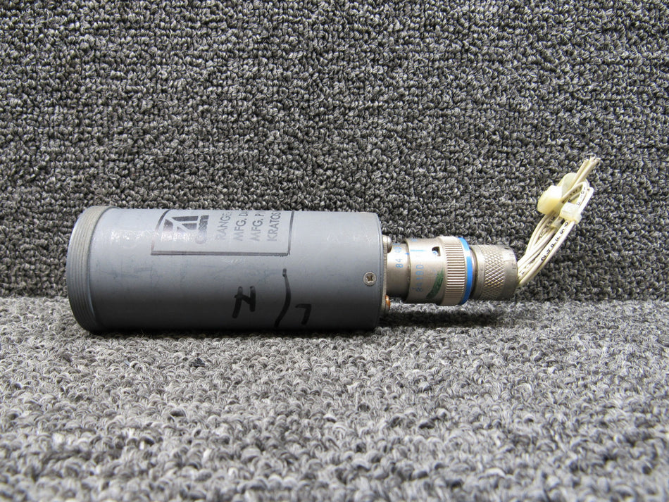 115.179-7 (Alt: 9914090-8) Kratos DC Ammeter Indicator Range: 0-400 Amps