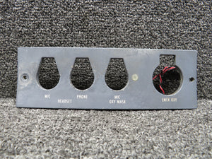 9914238-2 E-L Products Oxygen and Microphone Panel, Lighted RH