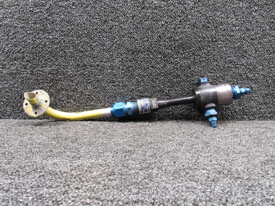 19E17-6A (Alt: 9912042-1) Bendix Air Ejector Assembly w Cessna Exhaust Assembly