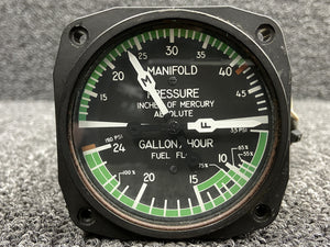 6311A United Instruments Manifold, Fuel Pressure Indicator