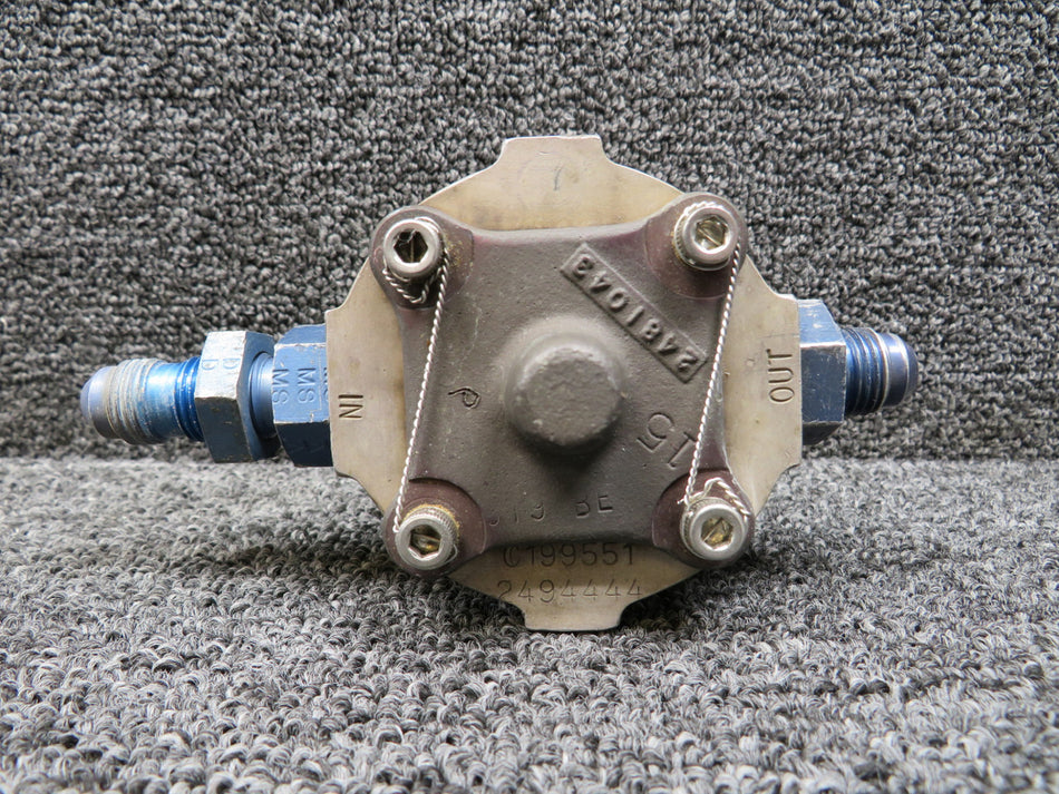 38E109-25A Bendix Regulator and Relief Valve