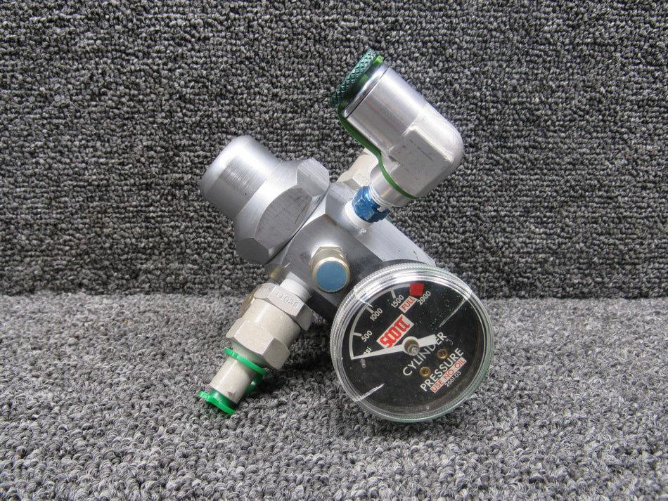 5500-M6W-FF23AP Scott Oxygen Bottle Regulator Assembly