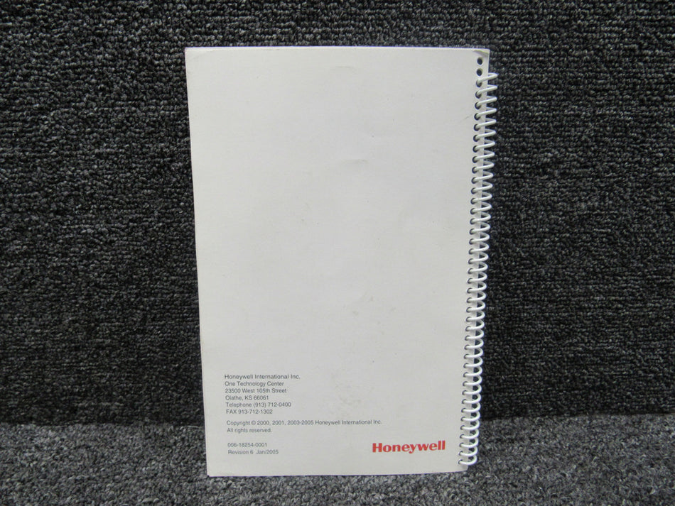 006-18254-0001 Honeywell, Bendix-King 2005 KGP-560 & KGP-860 GA GPWS Guide
